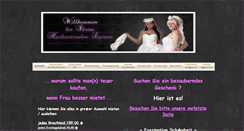 Desktop Screenshot of hochzeitssalon-lysann.de